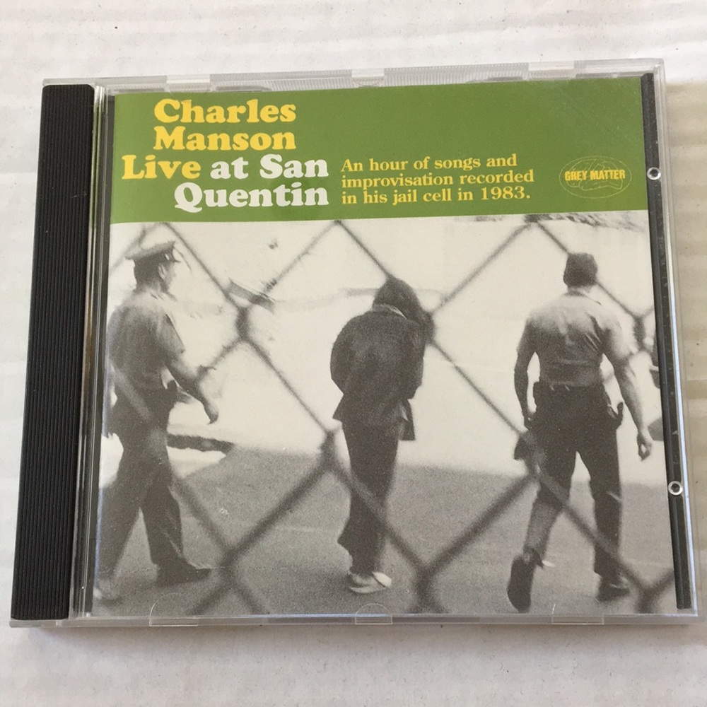 Charles Manson Live at San Quentin CD Rare